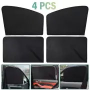 4PCS Magnetic Car Side Front Rear Window Sun Shade Curtains Cover UV Shield (for: BMW)