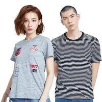 在飛比找momo購物網優惠-【5th STREET】男女裝Logo純棉短袖T恤(多款任選