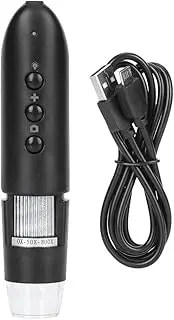 Microscope, 800X Magnifying USB Digital Microscope, for Android 4.0 or, for iOS 8.0 or, with White LED Light Source, Black