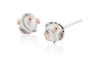 Clogau Welsh Gold Tree of Life Caged Pearl Stud Earrings - 3STOLCPE