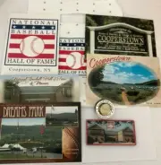 NEW National Baseball Hall of Fame Magnets & Postcards - Cooperstown, New York
