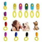 Multiple Colors Dog Clicker Toys Portable Pet Trainer Stop Barking Exercise