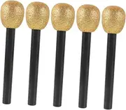 Homoyoyo 5pcs Microphone Props Realistic Pretend Microphone Models for Disco Costume Parties Stage Props for Interactive Fun at Events