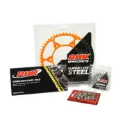 KTM 250 SXF Troy Lee Designs 2021-2021 RHK 13/49 Gold O-Ring Chain & Orange Supe