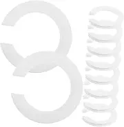 HEALEEP 10pcs Lamp Adapter Rings Versatile Lighting Fixture for Easy Installation and Compatibility with Various Lampshades and Light Bulb Sockets