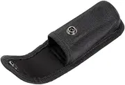 Flashlight Pouch Nylon LED Torch Flashlight Carry Case for Camping Hiking Black