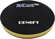 XCut 6" Polishing Pad Denim Cutting Pad for Removal of Orange Peel - Rotary or DA High Gloss Non Abrasive - Compounding Buffing Polish Waxing Detailing Sanding 150mm Removes Scratches