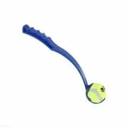 Outdoor Garden Ball Thrower Launcher Dog Toy Walking Fetch Play Dog Ball Thrower - Blue