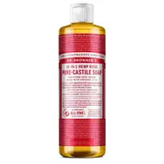 Dr Bronner's Pure Castile Liquid Soap Rose 473ml