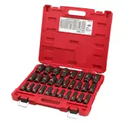 Milwaukee 49-66-7016 Shockwave Metric & SAE 29 piece 1/2 Dr Impact Socket set