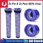 2x Pre & 2x Post HEPA Filter For Dyson V8 V7 Animal Absolute Vacuum Replacement