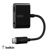 在飛比找ETMall東森購物網優惠-BELKIN 音頻轉接線3.5mm Audio + USB-