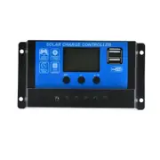 12V/24V Solar Panel Battery Regulator Charge Controller 20A PWM LCD USB