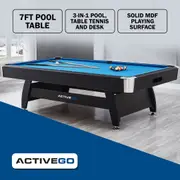 ActiveGo BreakShot 7ft Pool Table with 3-IN-1 Top