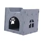 Pet Cat Nest Soft Cat Bed Snooze Cube Bed for Pomeranian Kitten Chihuahua