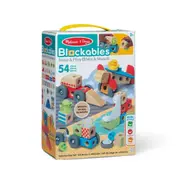 54pc Melissa & Doug Blockables Vehicles Wooden Blocks Kids Toy Play Set 2y+