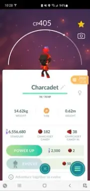 Pokemon Charcadet (Rare Egg Hatch) GO