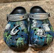 Crocs-NEW w Tags- Mandalorian Star Wars Baby Yoda Clogs M5/W7 Roomy Fit