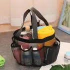 Portable Mesh Shower Caddy Organizer Storage Basket Travel Tote Bath Gym Bag