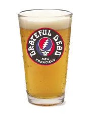 Grateful Dead - SF - Rock and Roll - Blues - 16oz Pint Beer Glass Pub Barware
