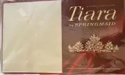 Supima Tiara by Springmaid Pima Cotton Double Fitted Sheet White