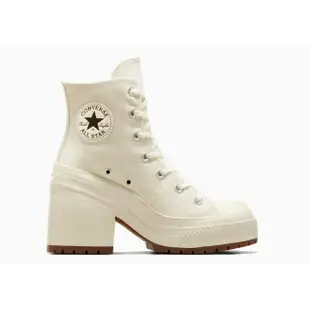 【CONVERSE】Chuck 70 De Luxe Heel 帆布鞋 增高 男女鞋 米色(A05348C)