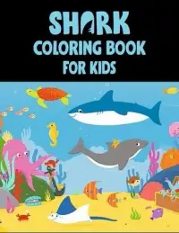 在飛比找博客來優惠-Shark Coloring Book For kids: 