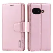 ZUSLAB for Pixel 9a Case, Hanman Leather Wallet Card Cover for Google (2025) - Rose Gold