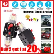 Circuit Breaker 12V 24V Dual Battery IP67 Waterproof Fuse Manual Reset 20 - 100A