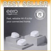 Powerful Wi-Fi 6 Mesh Network: 3-Pack Coverage for Buffering-Free Streaming
