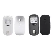 Wireless Mouse 2.4G BT Dual Mode Mouse 3 DPI Adjustable Silent Erg US