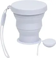 Foldable Coffee Mug | 200ml Portable Silicone Drinking Cup - Leak-Proof, Heat Insulation for Camping Hiking Airplane Studio Picnic Gym Daily