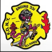 New York Fire Department (FDNY) Engine 331 "All Hands" Patch V1