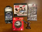 junk drawer lot toys Stickers Can Holder Lipsmacker Star Wars Some New