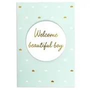 Beautiful Boy Baby Sweet Congratulations Card
