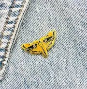 New Enamel Pin Butterfly Silence of the Lambs Metal Plug 1 Piece