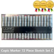 Copic Marker 72 Piece Sketch Set C (Twin Tipped) - Artist Markers Anime Comic