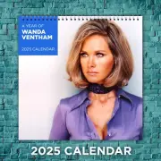 Wanda Ventham 2025 TV Stars Calendar, 12-Month Actress Wall Calendar