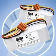 2x 3HAC5393-2 Battery 21.6V 1.5Ah for ABB Robotic Arm CPU Charging Replacement