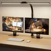 SIBRILLE LED Desk Lamp for Home Office - Eye-Caring Computer Desk Light with ...