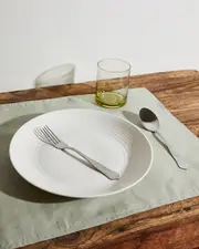 Sage 100% French Flax Linen Placemats (Set of Four)