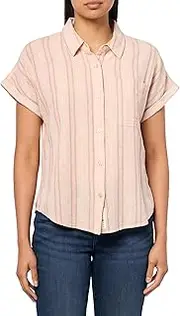 [Lucky Brand] Women's Rolled Sleeve Button Down