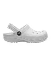 [Crocs] Classic Clog Youth Beach Sandals in White
