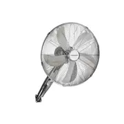 Heller 40cm Chrome Finish Tilt Adjustable Wall Fan with Remote Control