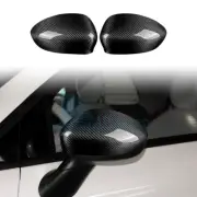 For Fiat 500 Abarth 595 2012-2023 Real Hard Carbon Fiber Side Mirror Cover Caps