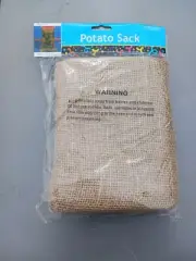1 - Leap Frog Potato Sack Rack Burlap Bags - Carnival Games Birthday Relay Race
