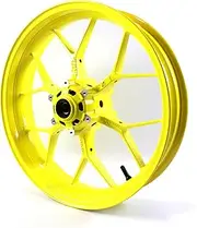 Neon Yellow Front Wheel Rim Compatible with Honda CBR1000RR Fireblade 2008-2016, Bearing included, Motorcycle Replacement Accessories Parts