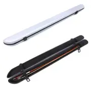 Portable Carbon Fiber Violin Bow Case Strong Hold 2pcs Bows Lightweight,White