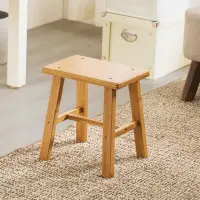 在飛比找momo購物網優惠-【HappyLife】楠竹方形椅凳 中號 YV9954(椅子