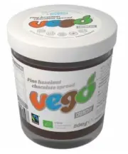 Vego Hazelnut Spread 200 Grams Vegan Non Dairy and Gluten Free Chocolate Candy